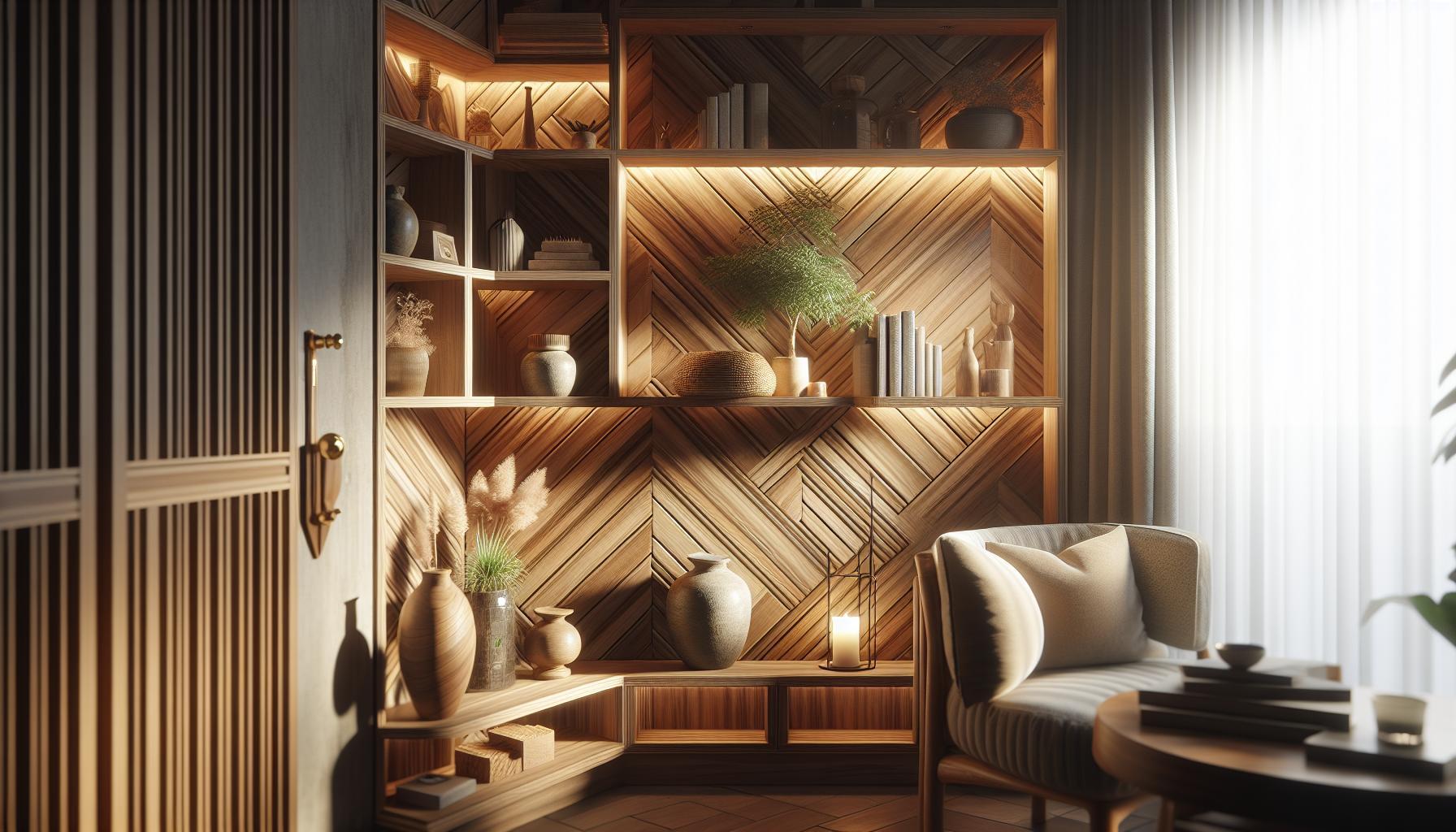 Repisas esquineras de madera: Aprovecha cada espacio con estilo