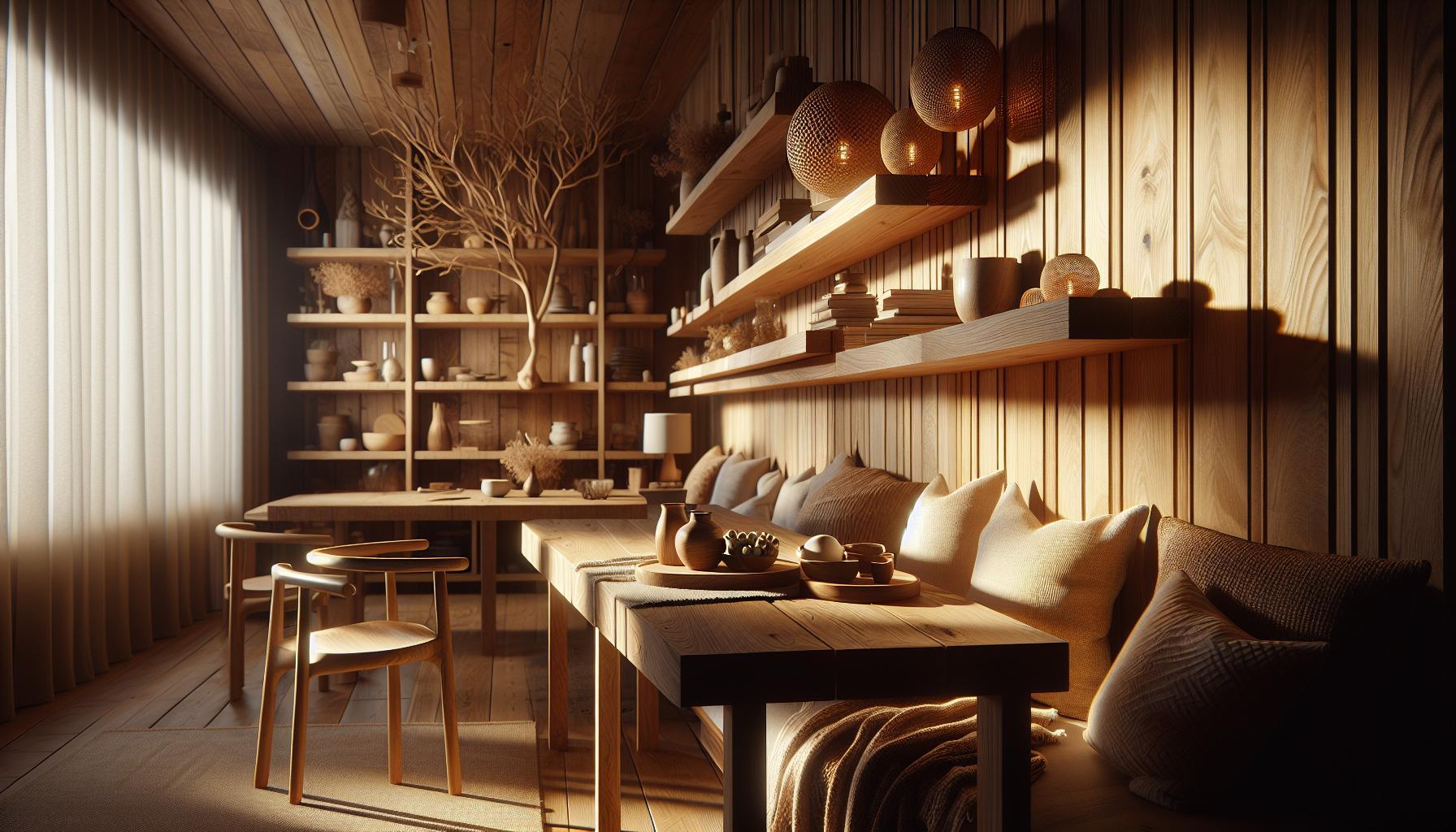 Estantes de madera: Organización y diseño en un solo elemento
