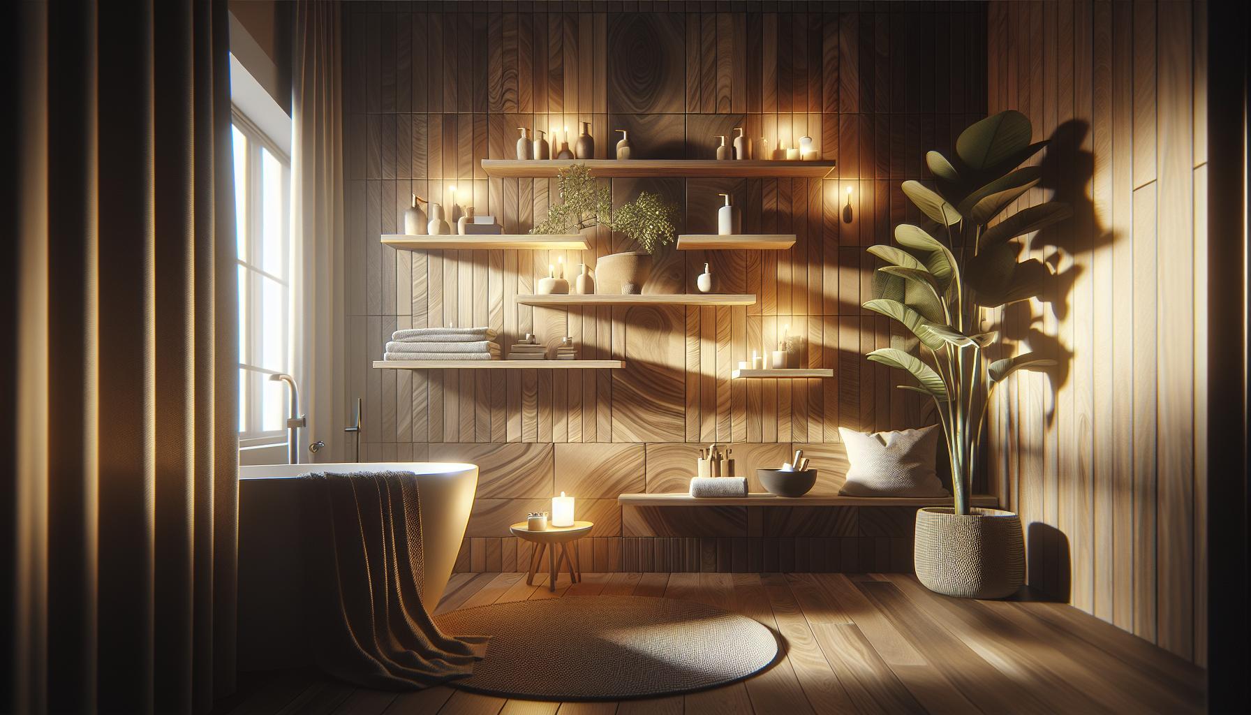 Estantes para baños modernos: Diseño minimalista y funcionalidad