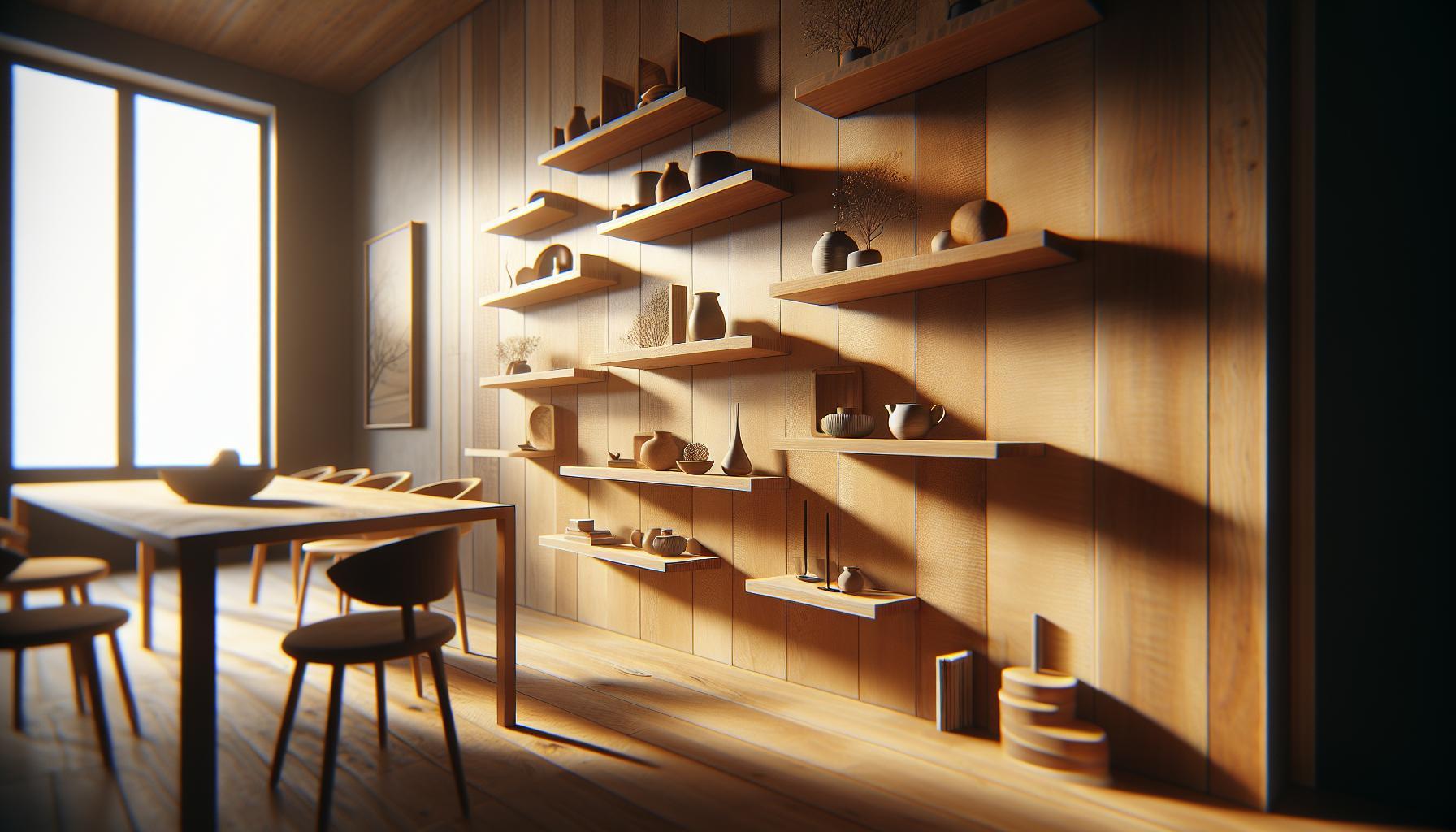 Repisas flotantes: Soluciones minimalistas para cualquier ambiente