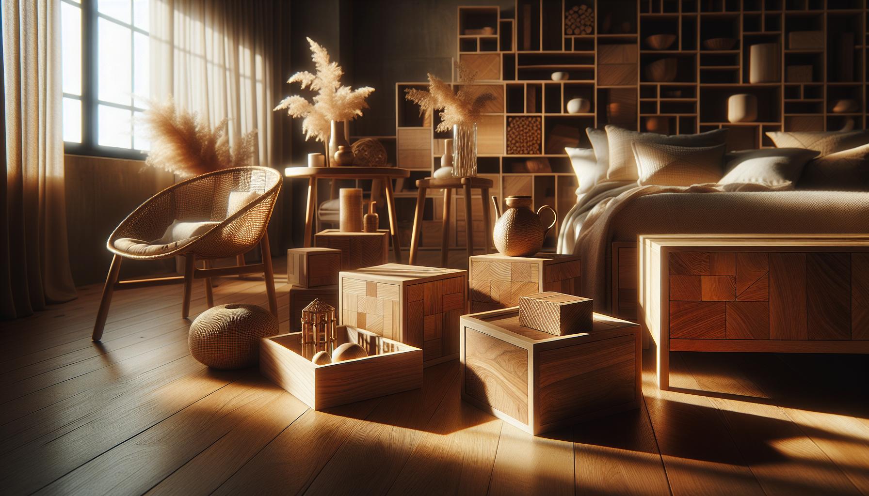 3. Estilos de Decoración: Cómo Integrar Cajas de Madera en tu Espacio