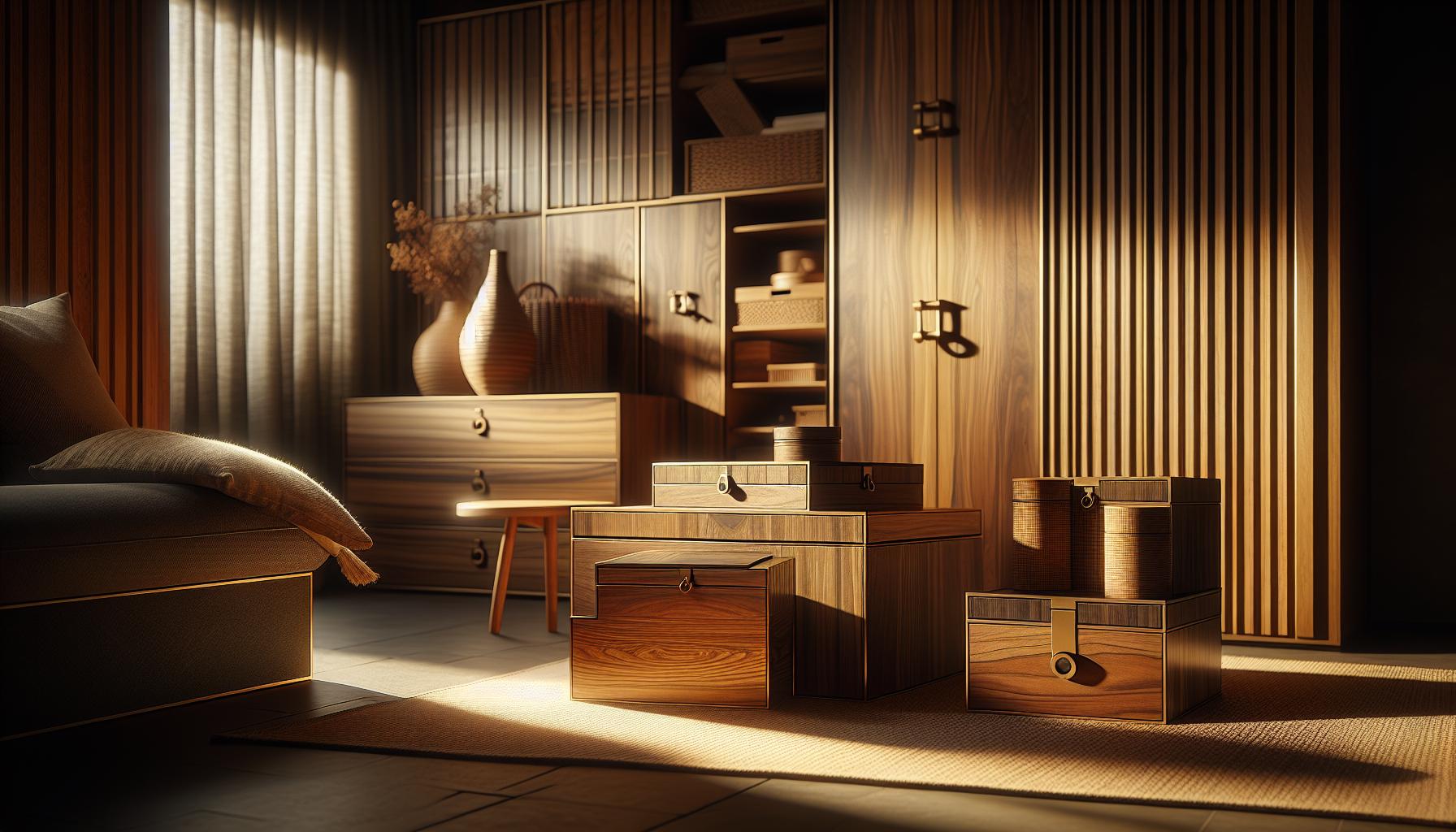 Ideas Prácticas: Cajas de Madera ‌como‌ soluciones de Almacenamiento con Estilo