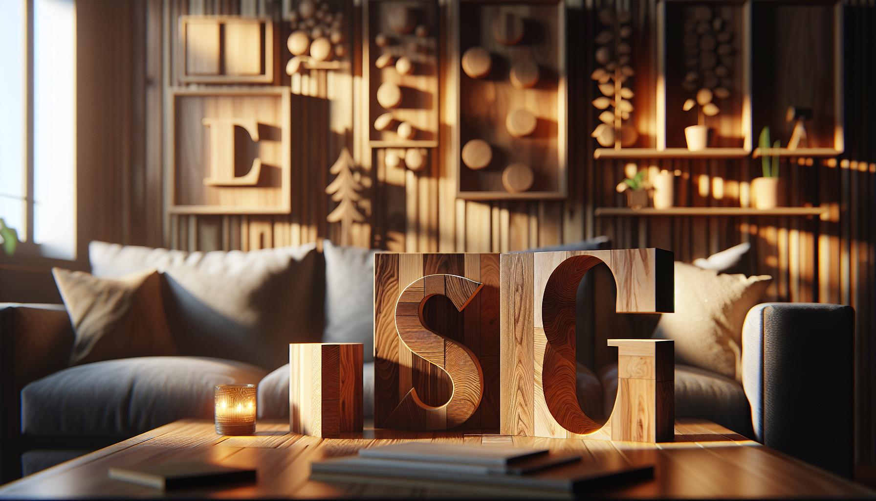 2.​ Estilos Diferentes: Cómo Seleccionar Letras de Madera que Reflejen Tu Personalidad