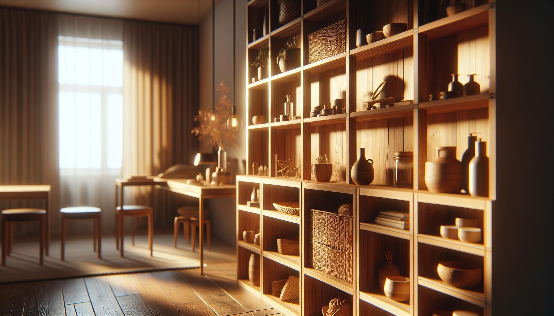 Organización y Estilo: Cómo Utilizar Repisas de Madera para Potenciar ⁤Tu ​Espacio