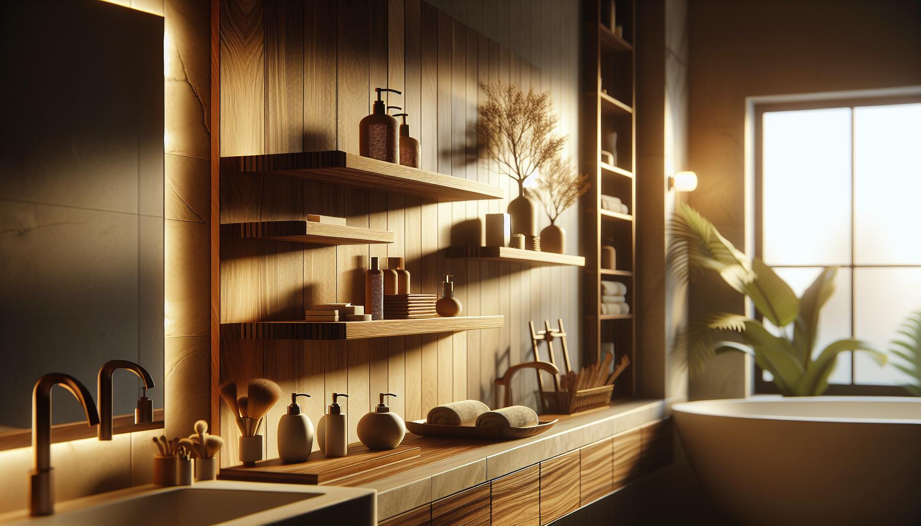 Repisas flotantes para baño: Elegancia y‌ funcionalidad en tu espacio