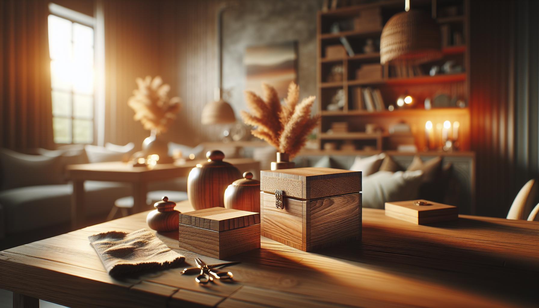 1.Descubriendo la Versatilidad de ⁣las Cajas de ‍Madera en Manualidades