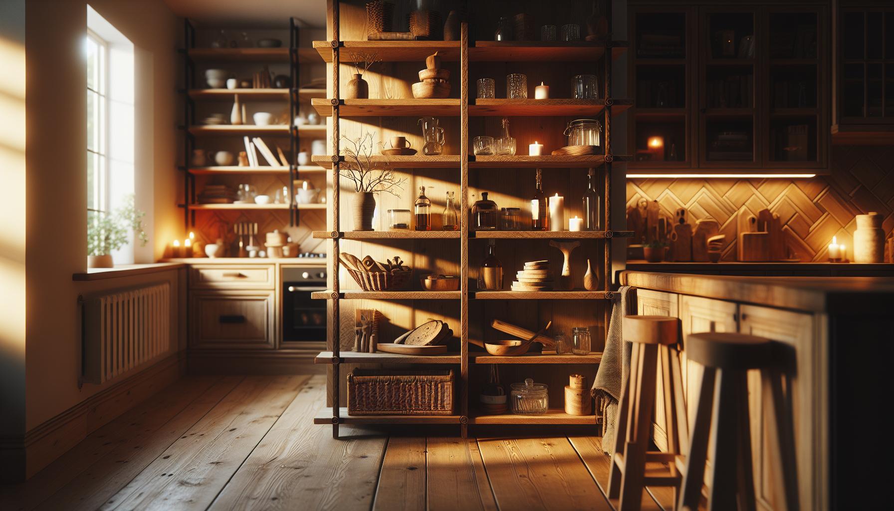 La magia de las repisas pequeñas‍ en espacios compactos