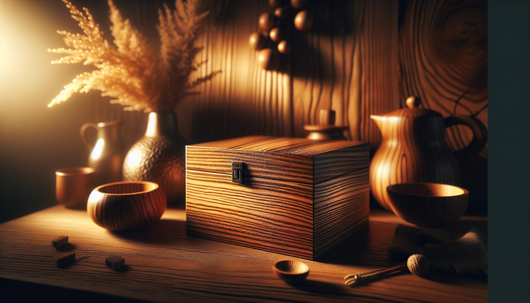 1. La ⁣Magia de las ⁤Cajas de Madera:‌ Un ⁣Toque natural para tu ⁣Hogar