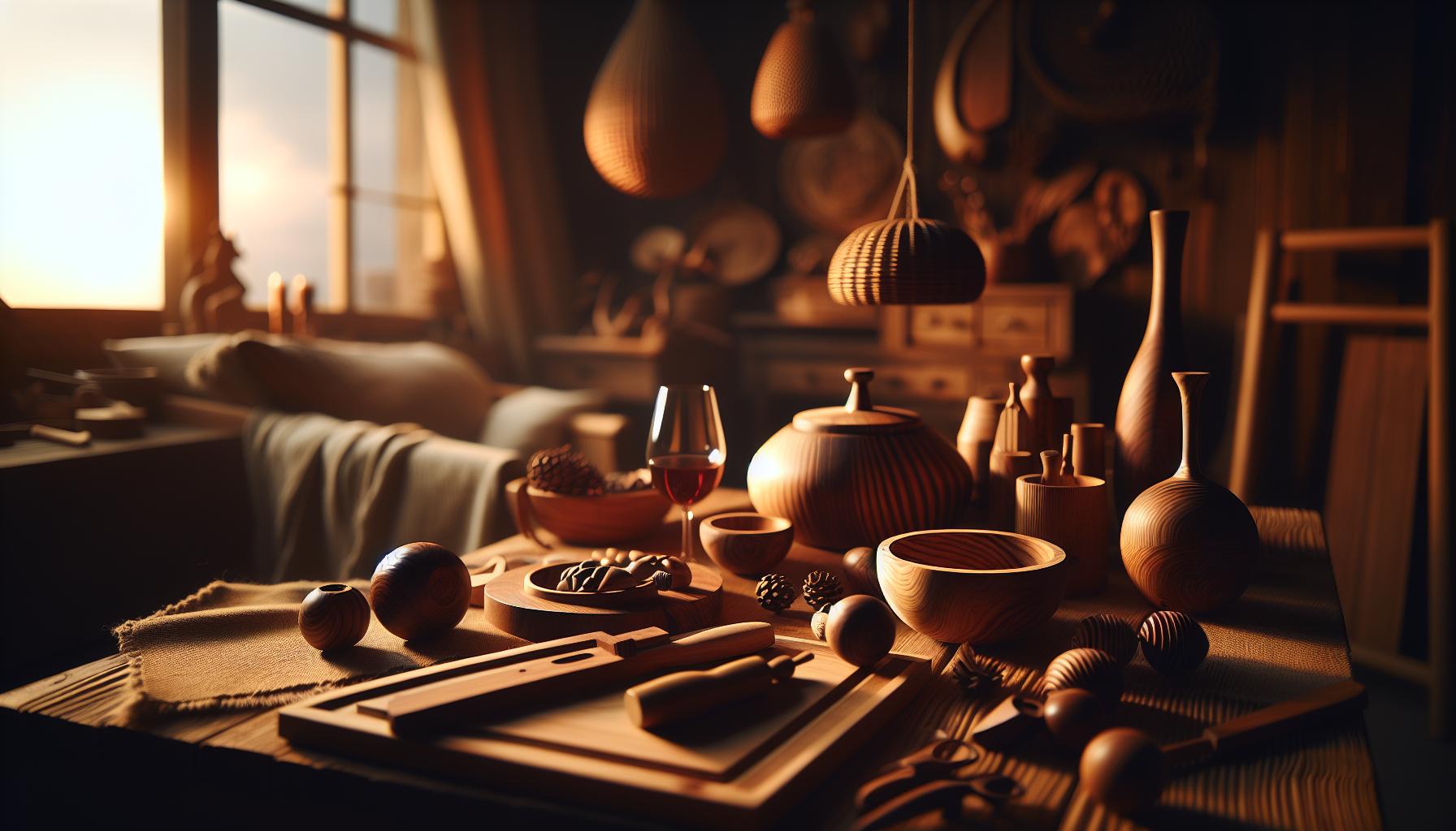 Objetos ​de madera Hechos a Mano: la Magia del Diseño Artesanal