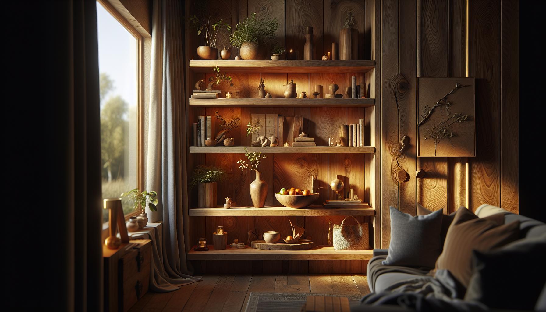 La Magia de lo Rústico: Cómo las Repisas de Madera Transforman tu Espacio